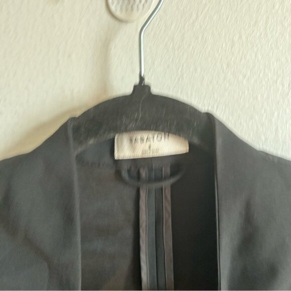 Aritzia Babaton Sz 2 Power Waist Black Open Front Blazer - Picture 9 of 11